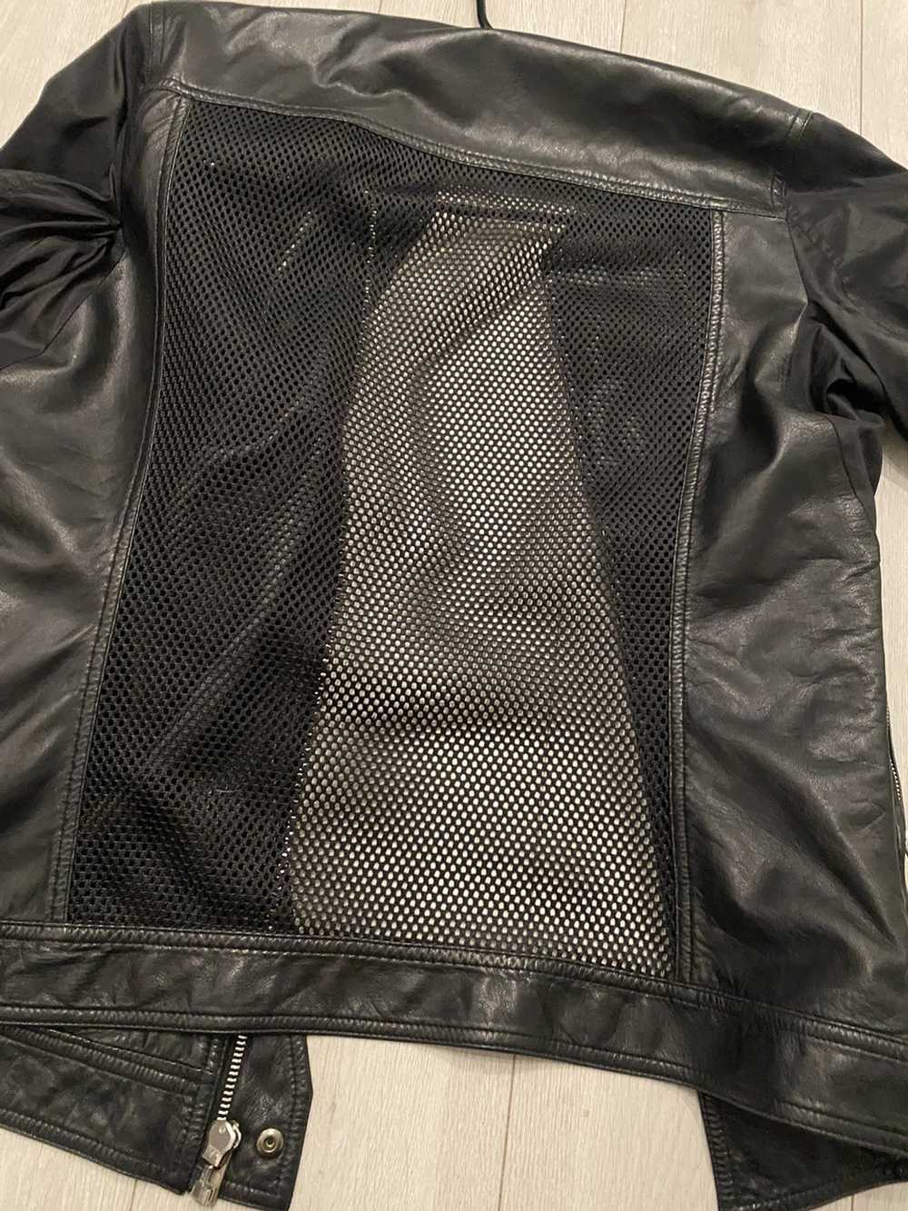 Rick Owens 2014 Rick Owens Leather & Nylon jacket - image 4