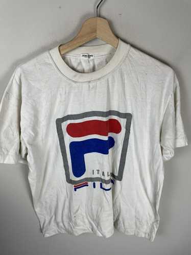 FILA T-shirt White Vintage Basketball Jersey 90s Hip-hop -  Denmark