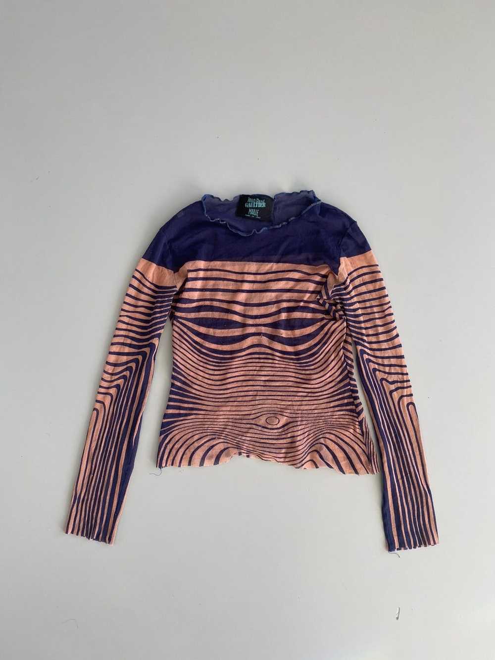 Jean Paul Gaultier 1996 Cyberbaba illusion mesh t… - image 1