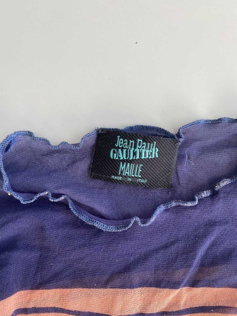 Jean Paul Gaultier 1996 Cyberbaba illusion mesh t… - image 3