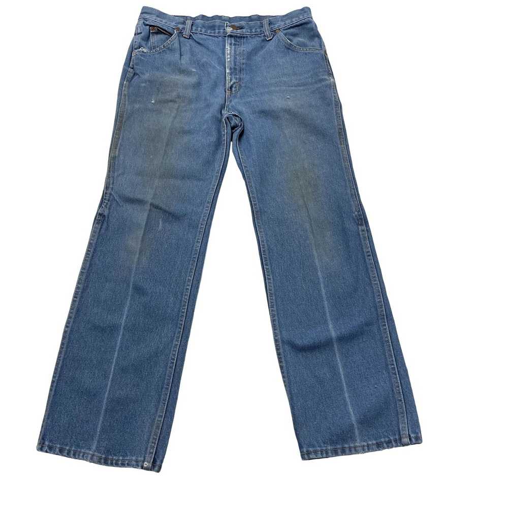 Sears 60's Sears Roebucks DISTRESSED Blue Jeans W… - image 1