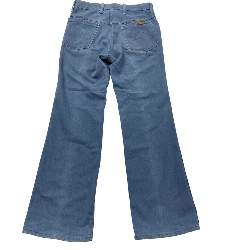 Unkwn 60's Sportabouts Blue Jeans MOD Denim Bell … - image 2