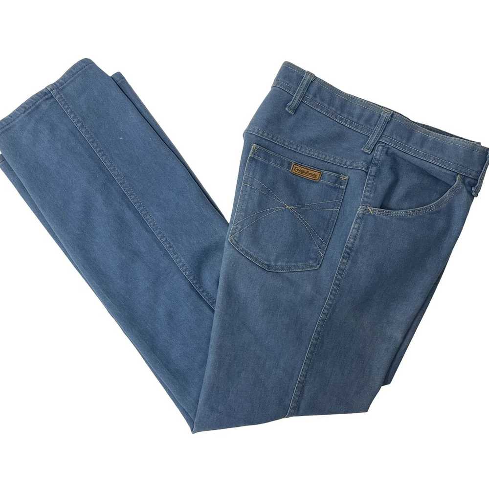 Unkwn 60's Sportabouts Blue Jeans MOD Denim Bell … - image 4