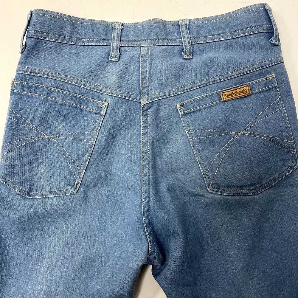 Unkwn 60's Sportabouts Blue Jeans MOD Denim Bell … - image 5