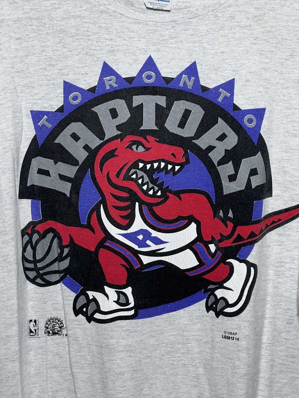 NBA × Vintage Vintage Toronto Raptors Logo Tee - image 2