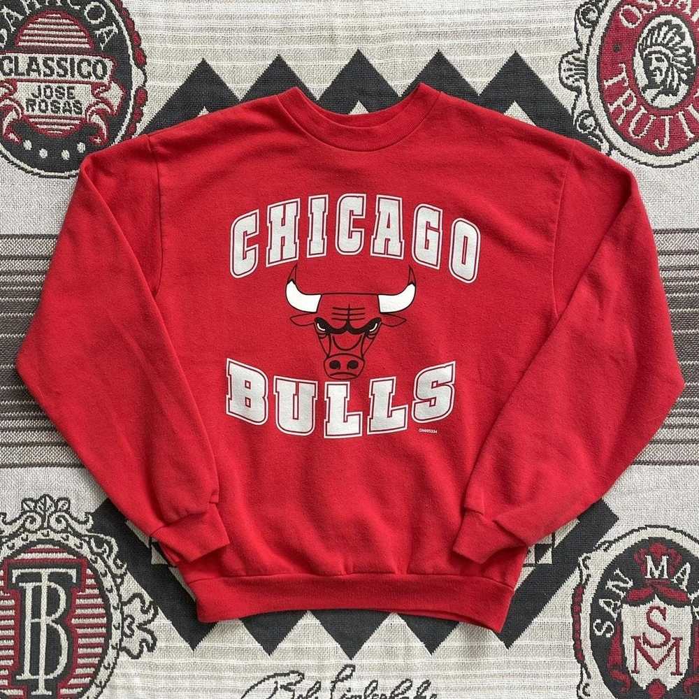 Chicago Bulls × Vintage Vintage 80s Chicago Bulls Swe… - Gem