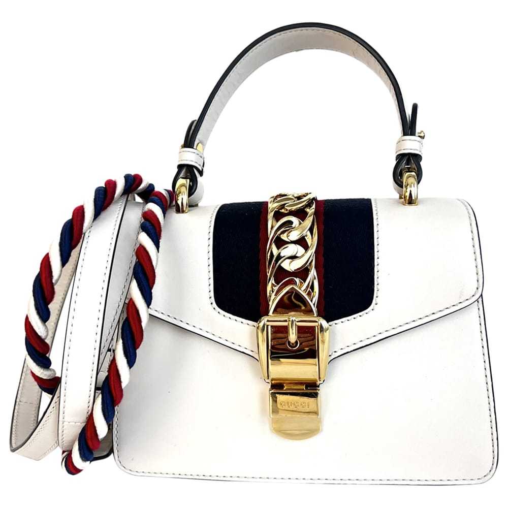 Gucci Sylvie Top Handle leather handbag - image 1