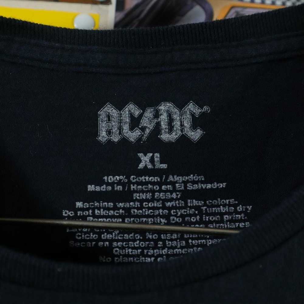 Band Tees × Streetwear ACDC Back in Black Band T-… - image 4
