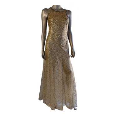 Oscar De La Renta Glitter maxi dress - image 1