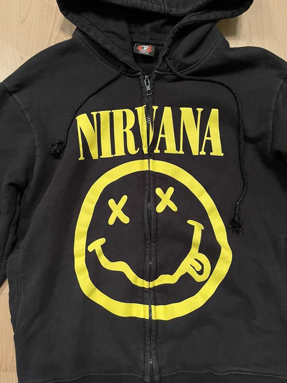 Band Tees × Nirvana × Vintage Nirvana Kurt Cobein… - image 2