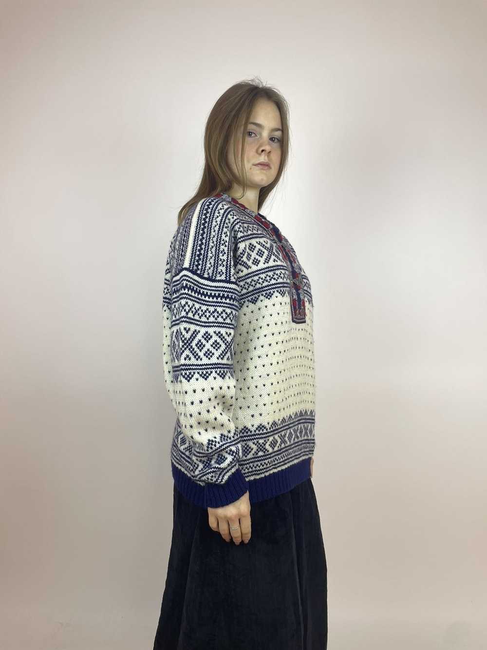 Streetwear × Vintage VOSS wool sweater Unisex siz… - image 2