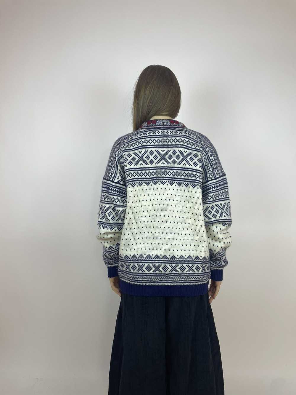 Streetwear × Vintage VOSS wool sweater Unisex siz… - image 4