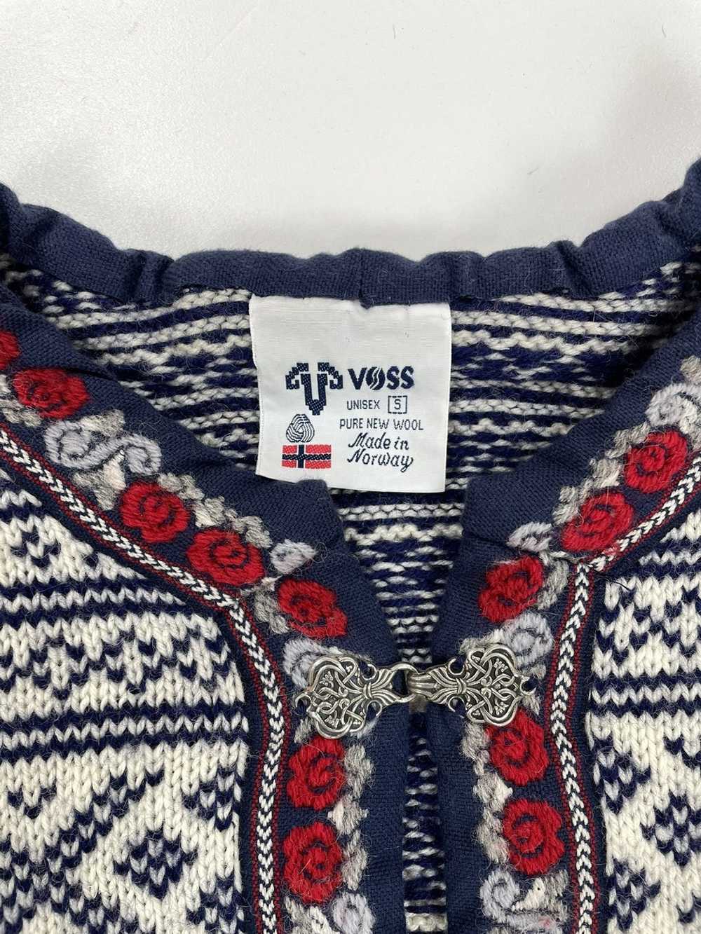 Streetwear × Vintage VOSS wool sweater Unisex siz… - image 6