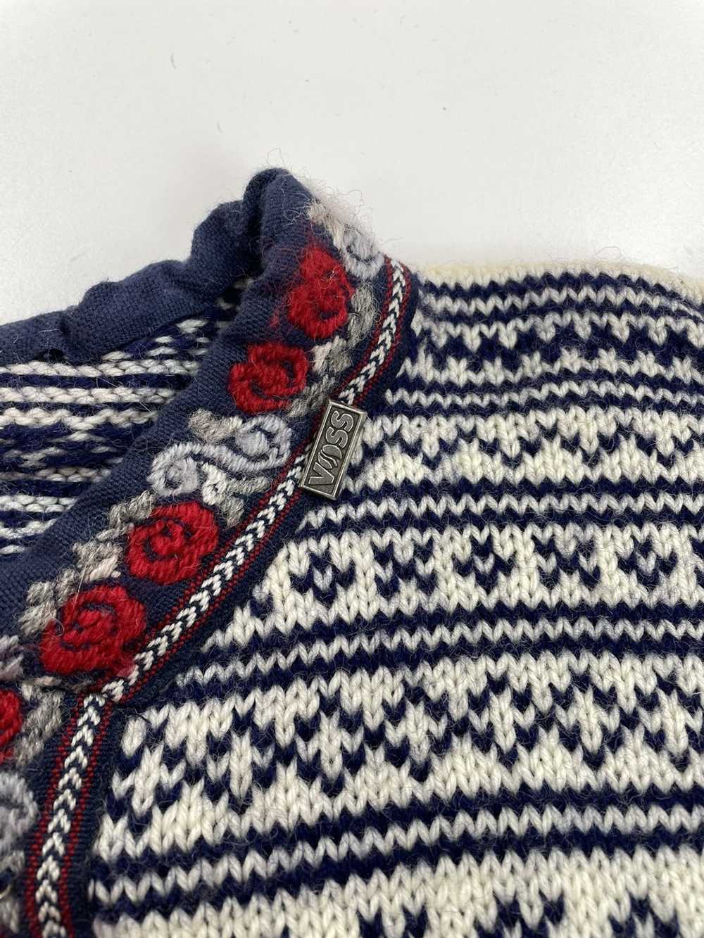 Streetwear × Vintage VOSS wool sweater Unisex siz… - image 7