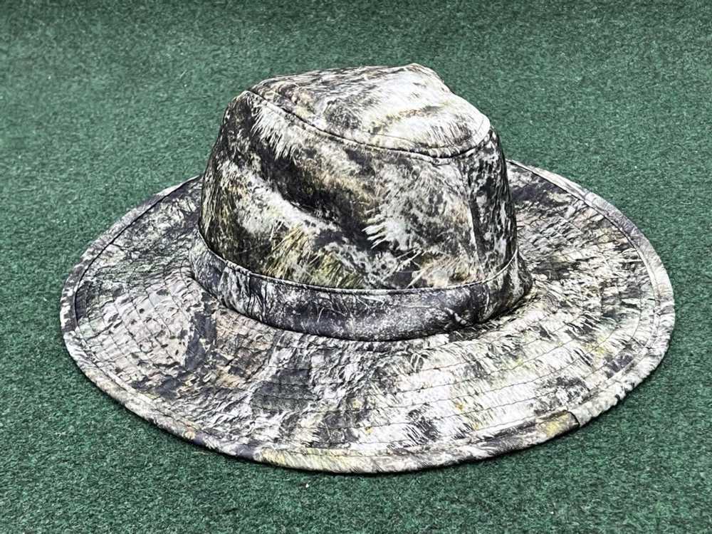 Mossy Oak Treestand Camo Short Bill Hat - Vintage Snapback Warehouse %