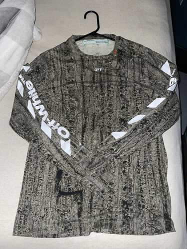 Off-White Off-White Oversized Camoflauge Print Lon