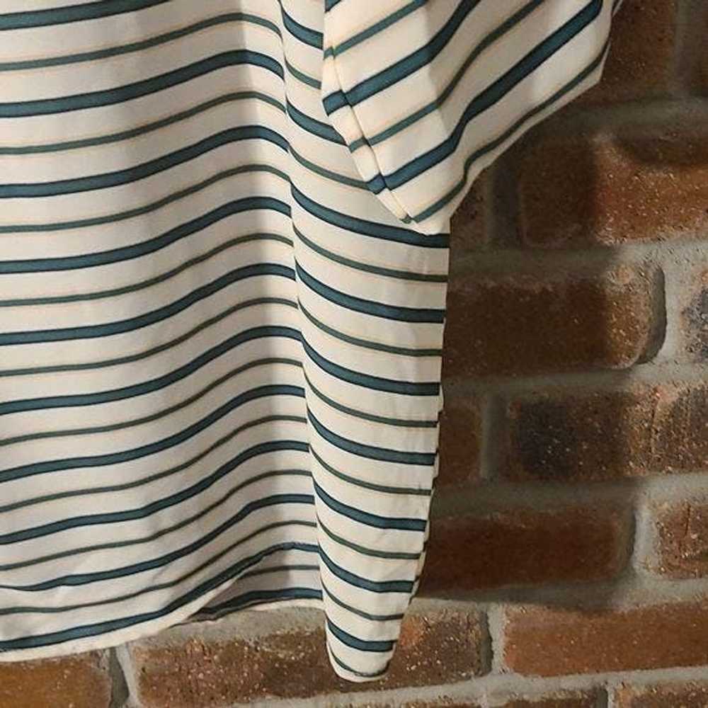 Other Homebody Large Striped Green White Shirt - image 3