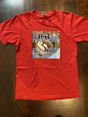 Supreme Supreme SS Original Front Gold Tooth Red T