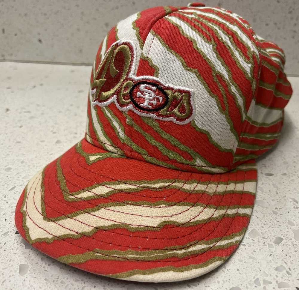 Vintage 90s 00s San Francisco 49ers Zubaz Hat Adjustable Niners NFL  Snapback Cap