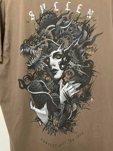 Art × Vintage Brown Sullen Art Co Shirt - image 1
