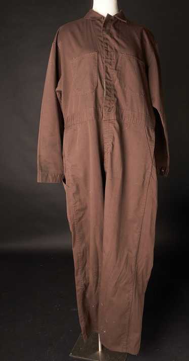 Vintage Vintage 1970s Brown Coveralls Workwear