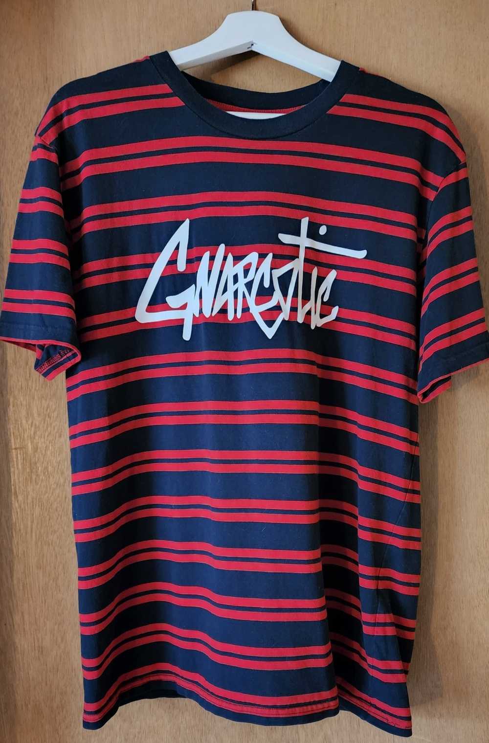 Gnarcotic Gnarcotic Striped T-Shirt - image 1
