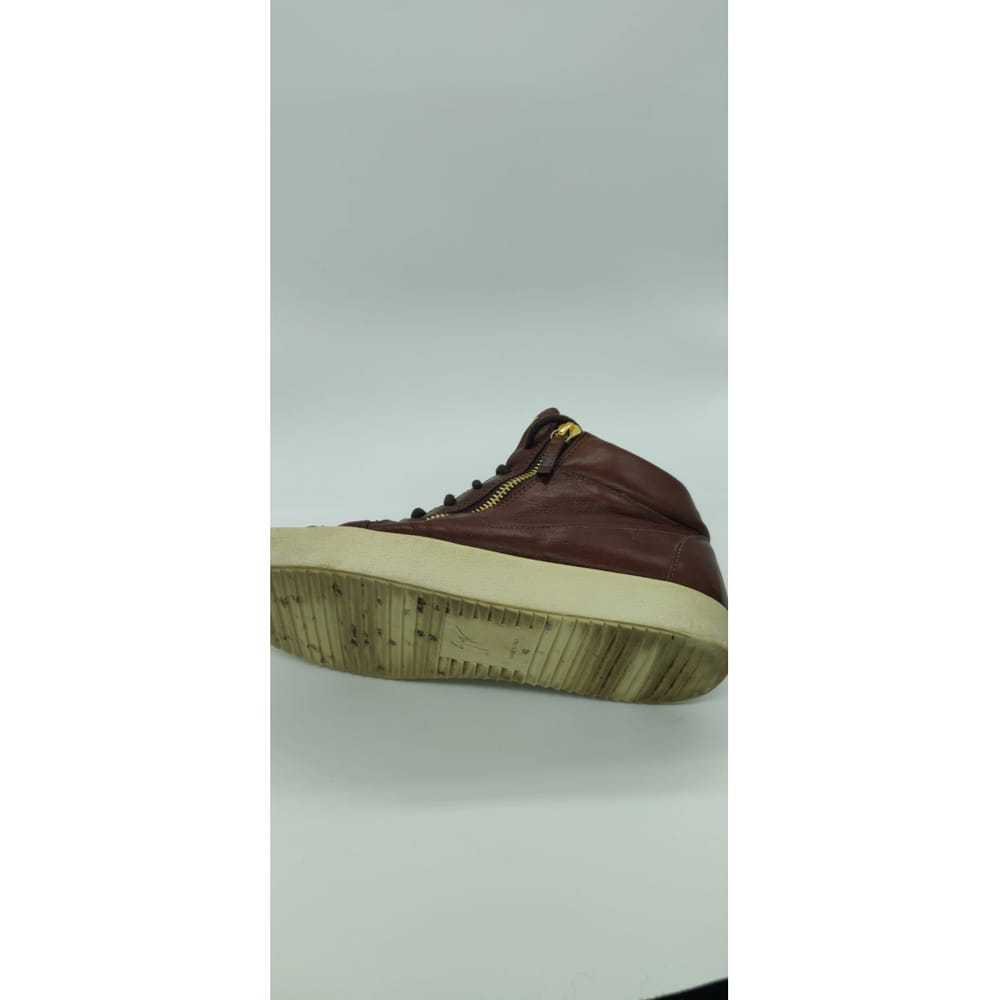 Giuseppe Zanotti Coby leather high trainers - image 6