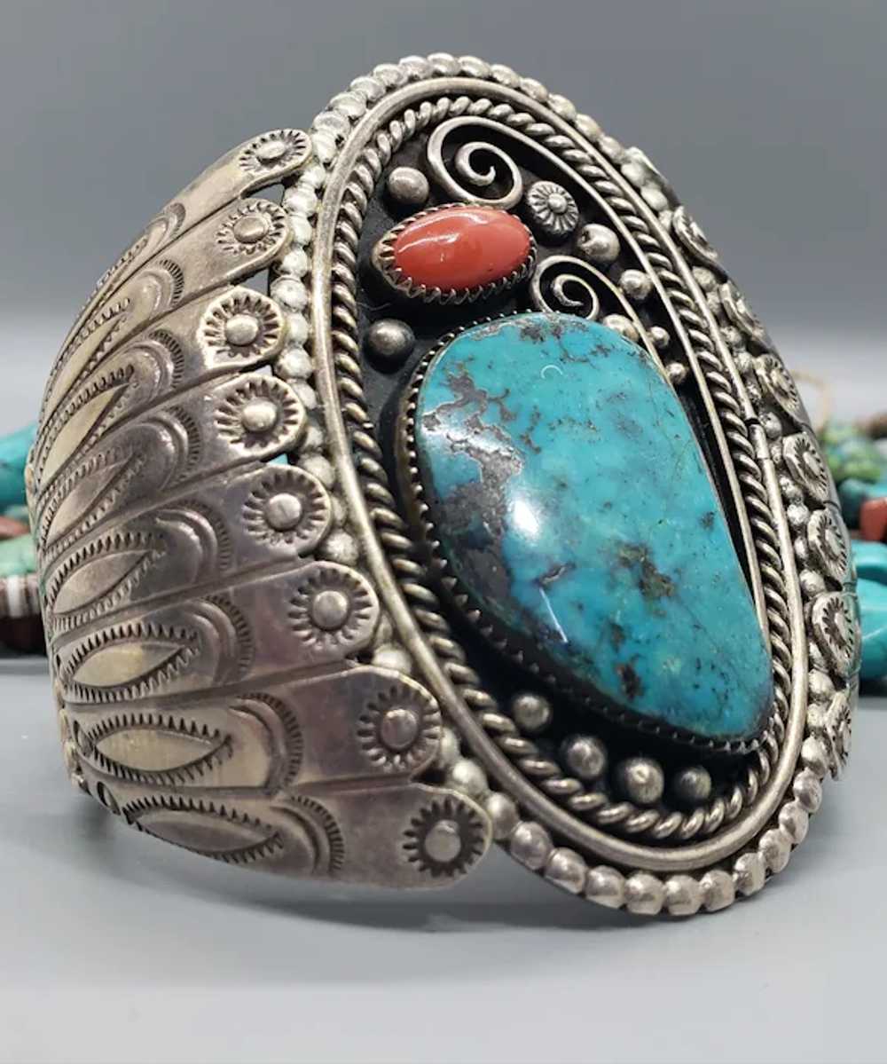 Gorgeous Native American Navajo Sterling Silver T… - image 12