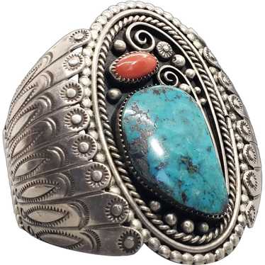 Gorgeous Native American Navajo Sterling Silver T… - image 1