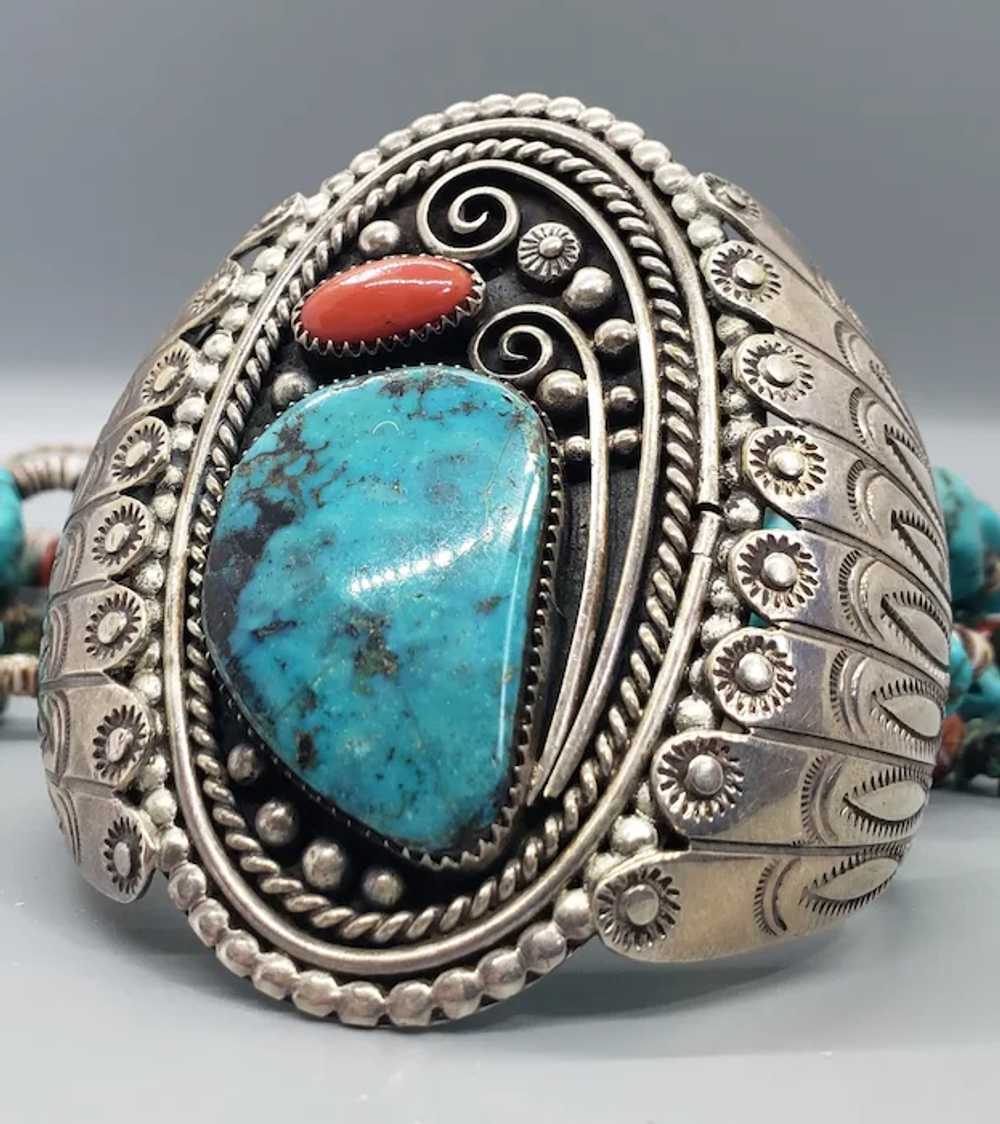 Gorgeous Native American Navajo Sterling Silver T… - image 4