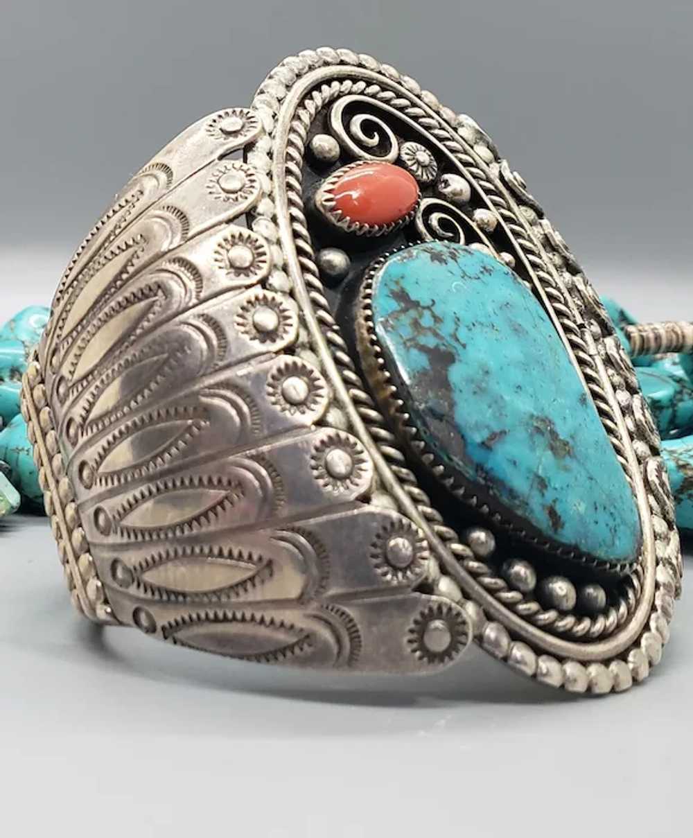 Gorgeous Native American Navajo Sterling Silver T… - image 7