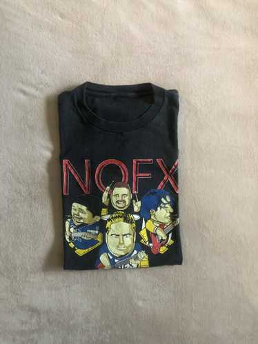 Band Tees × Vintage Vintage NOFX Cartoon Tee (Bla… - image 1