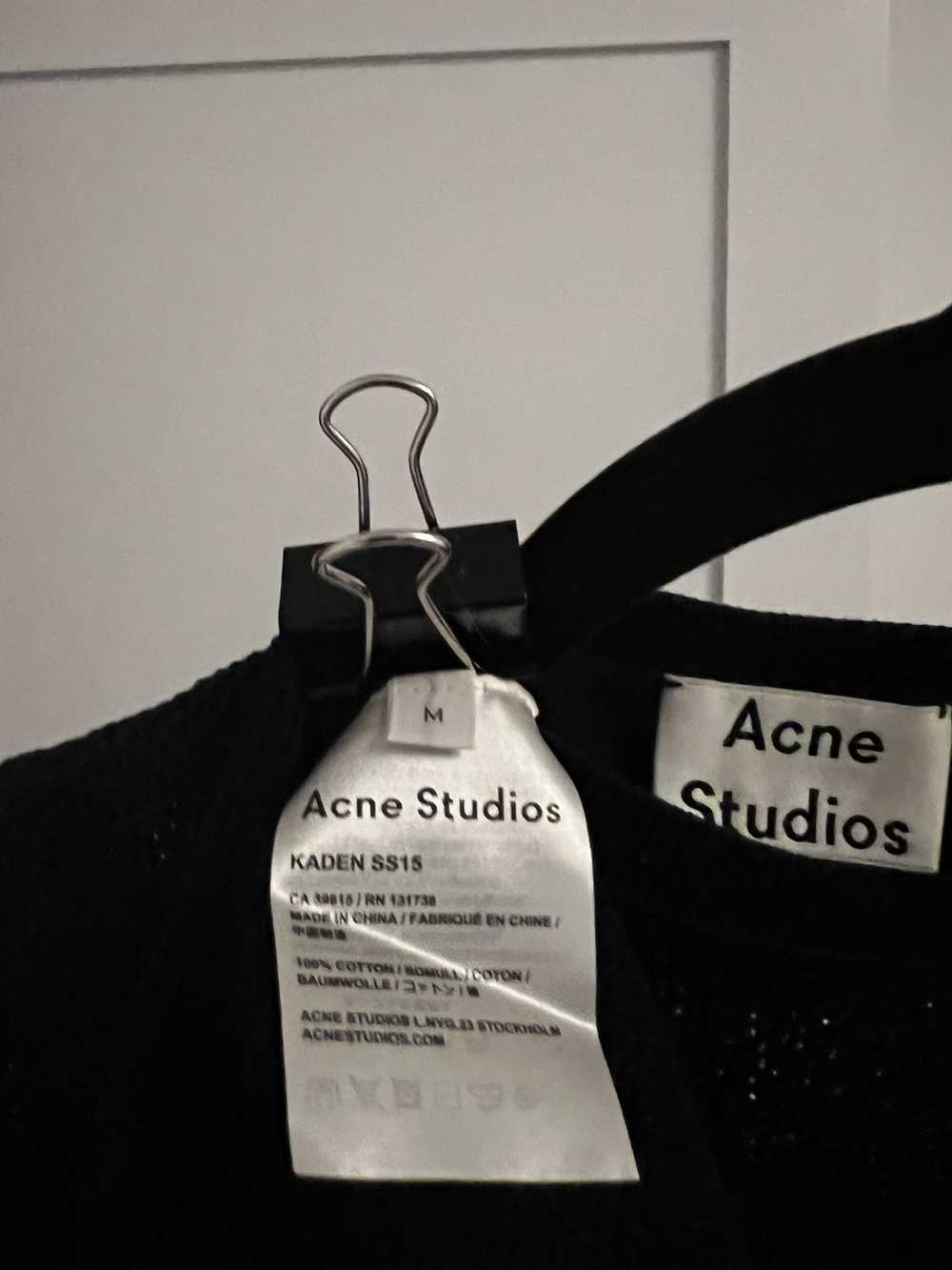 Acne Studios Navy Knit Pullover - image 5
