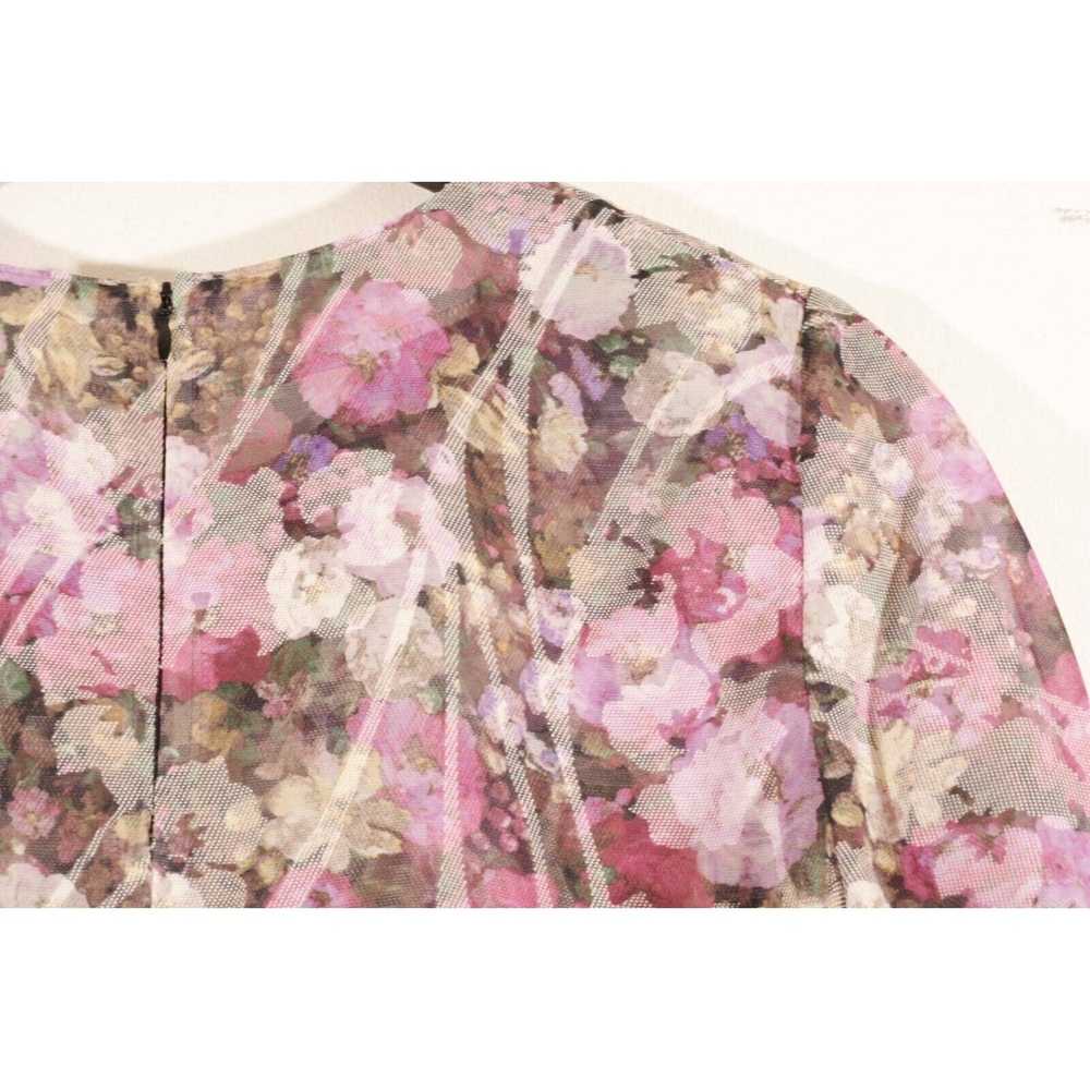 Japanese Brand × Vintage Floral Short Sleeve Semi… - image 12