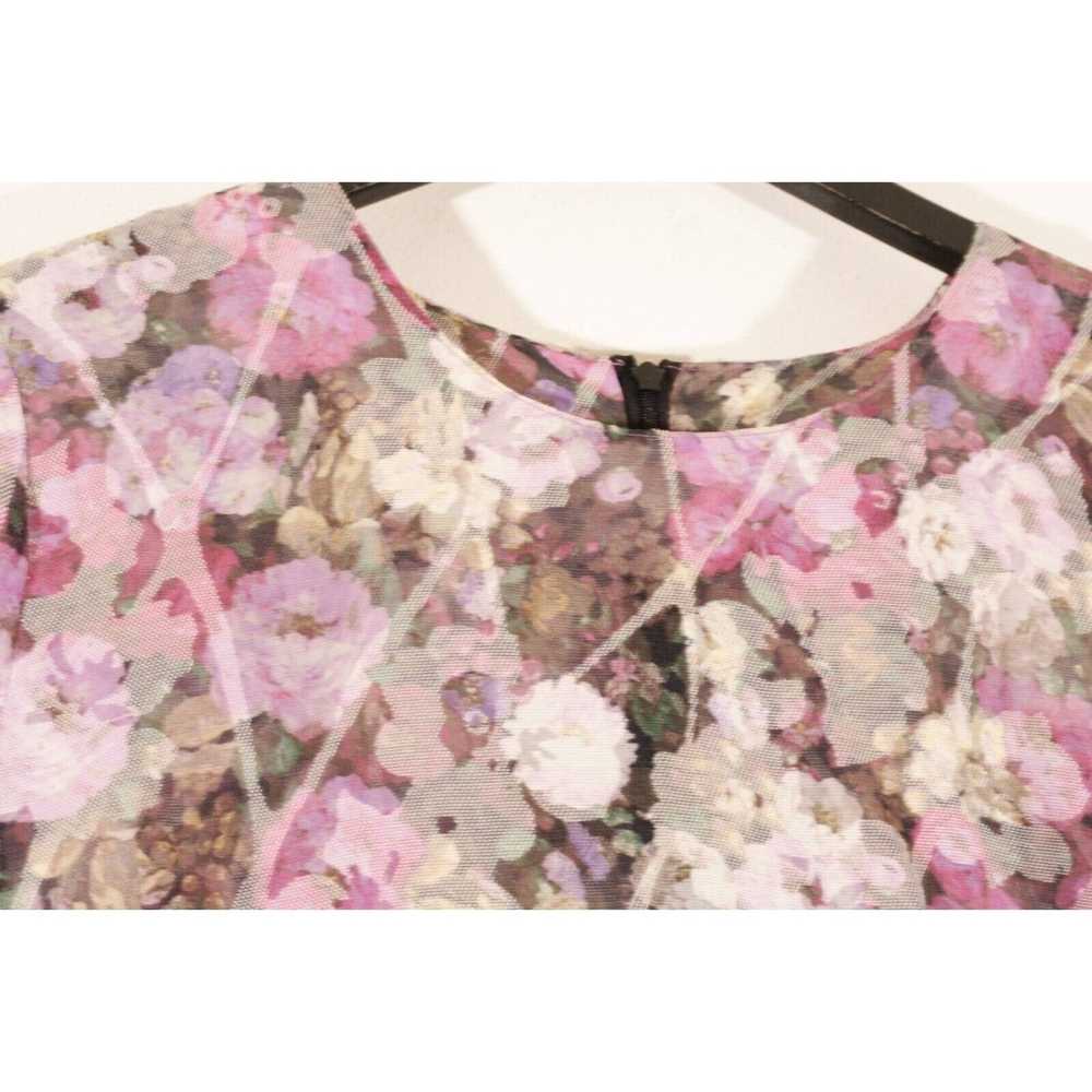 Japanese Brand × Vintage Floral Short Sleeve Semi… - image 4