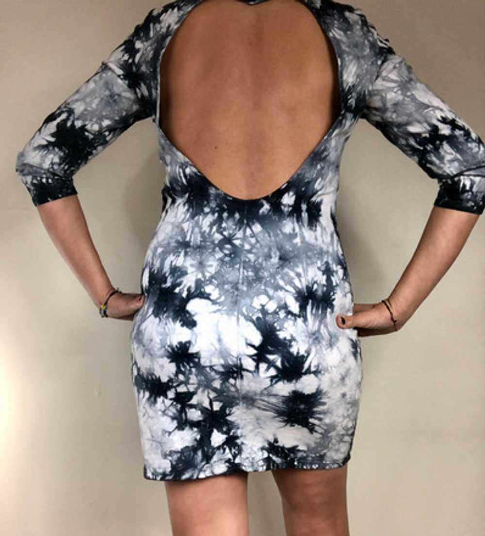 Sexy Back Tie Dye Dress - image 2