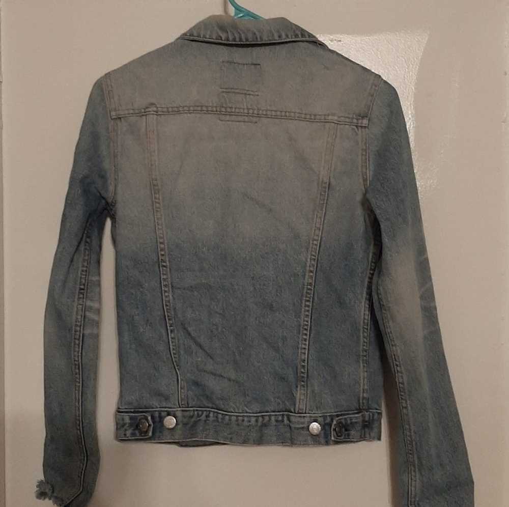 Helmut Lang Archive Vintage Heavy Denim Gray Roll Cuff Jacket 40