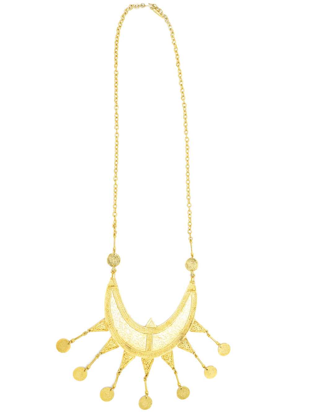 Alexis Kirk Fringed Bib Necklace - image 1