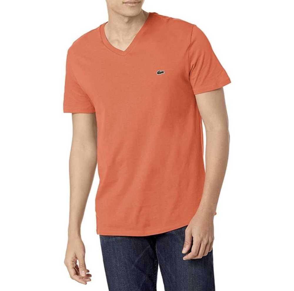 Lacoste LACOSTE Men's Pima Cotton V-Neck Short Sl… - image 1