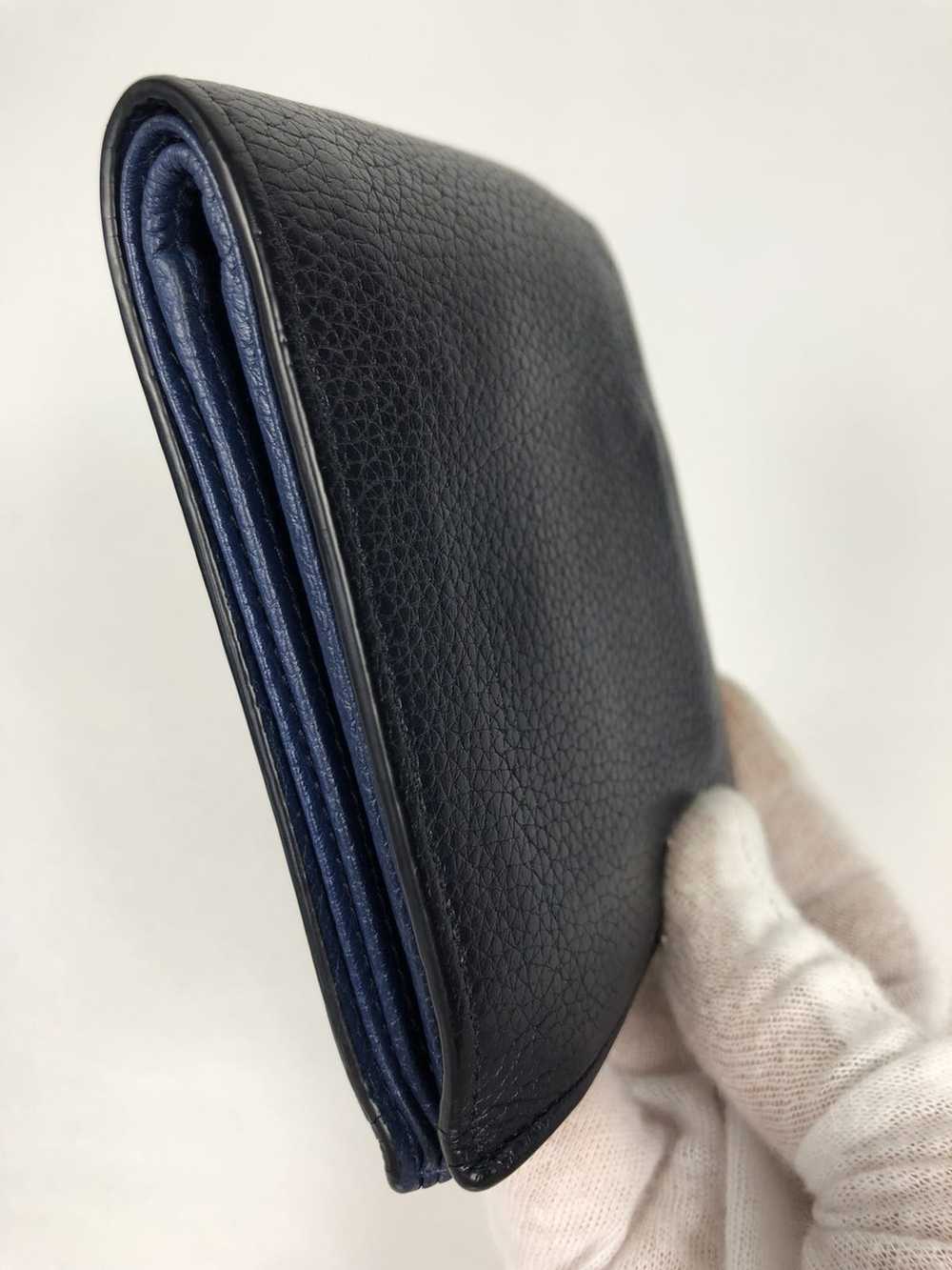 Prada Prada blue leather bifold wallet - image 8