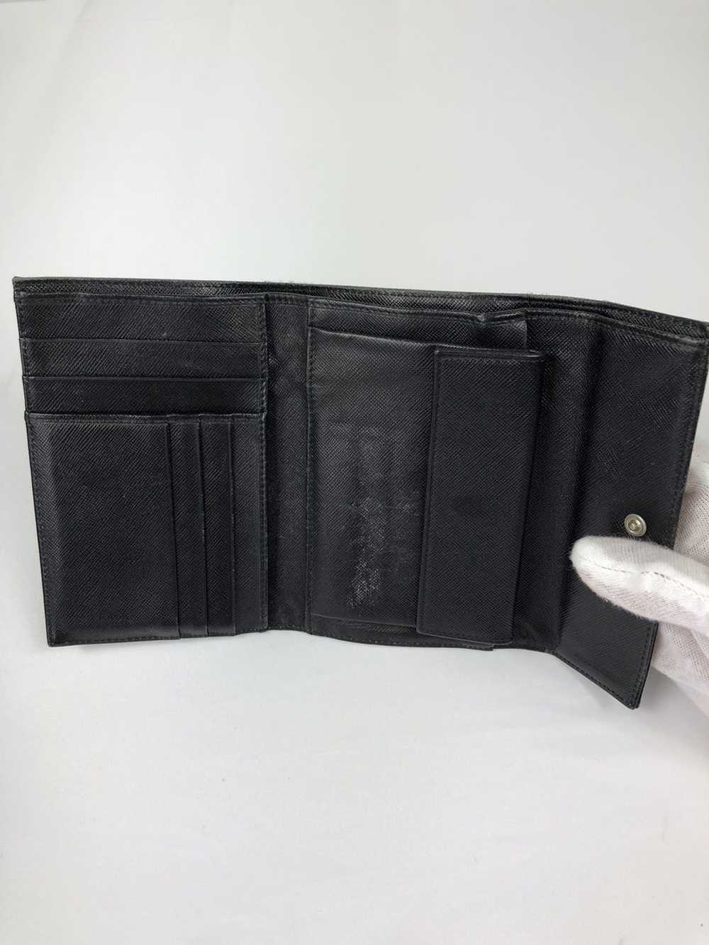 Prada Prada tessuto nylon trifold wallet - image 3