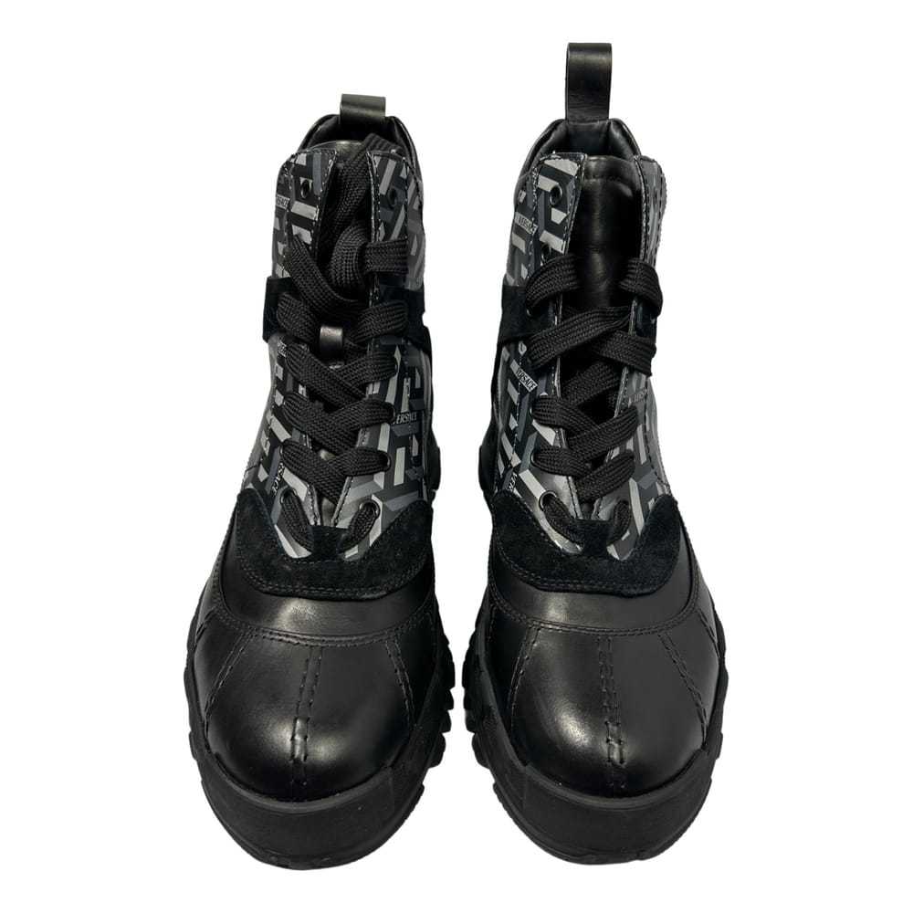 Versace Leather boots - image 1