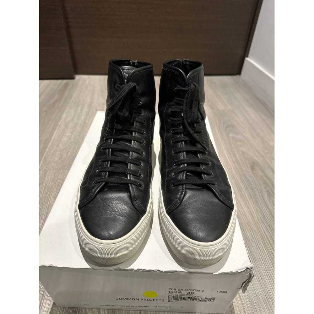 Common Projects Leather high trainers - image 2