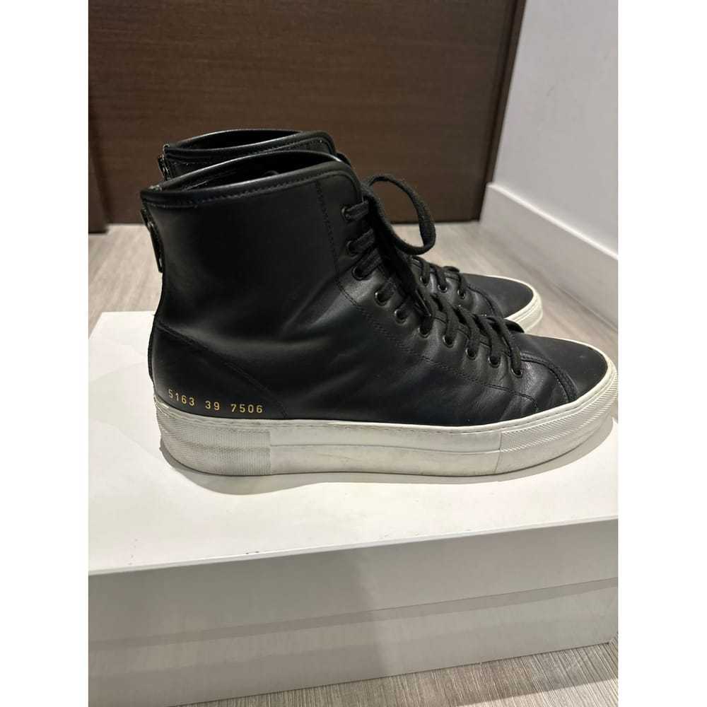 Common Projects Leather high trainers - image 3