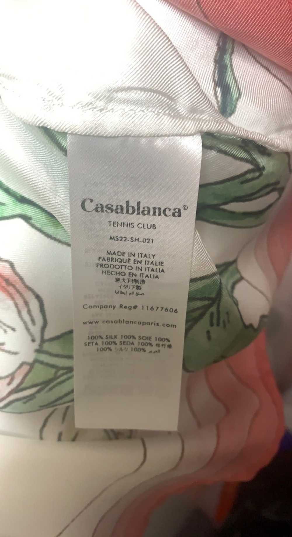 Casablanca Casablanca floral-print silk shirt - image 7