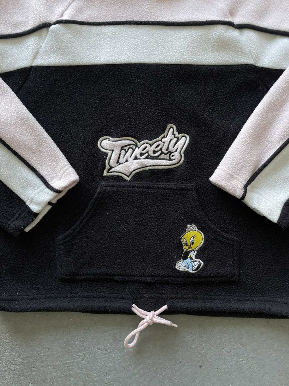 Vintage Vintage Tweety bird Pink fleece hoodie - image 2