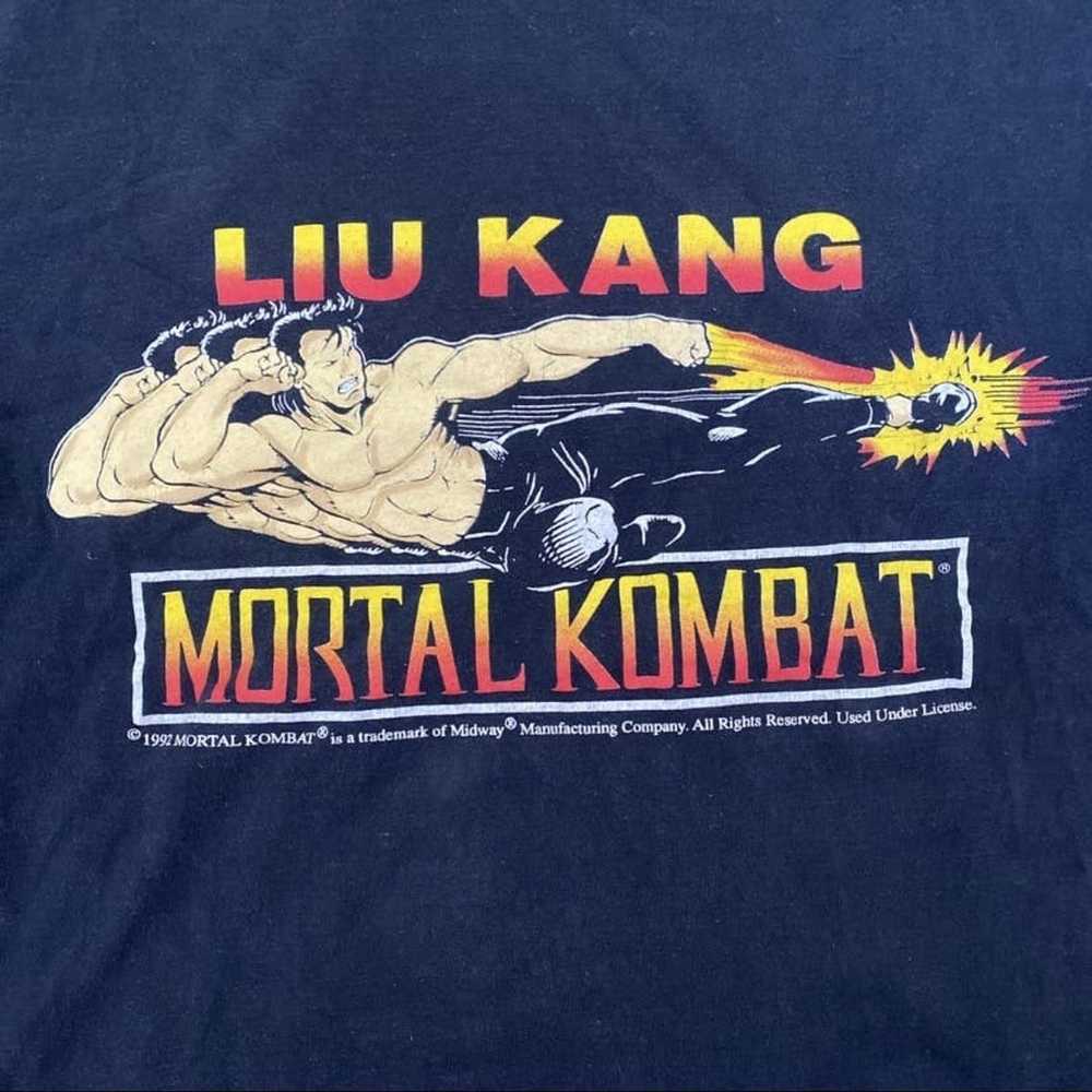 Vintage Liu Kang Mortal Kombat Shirt - image 1