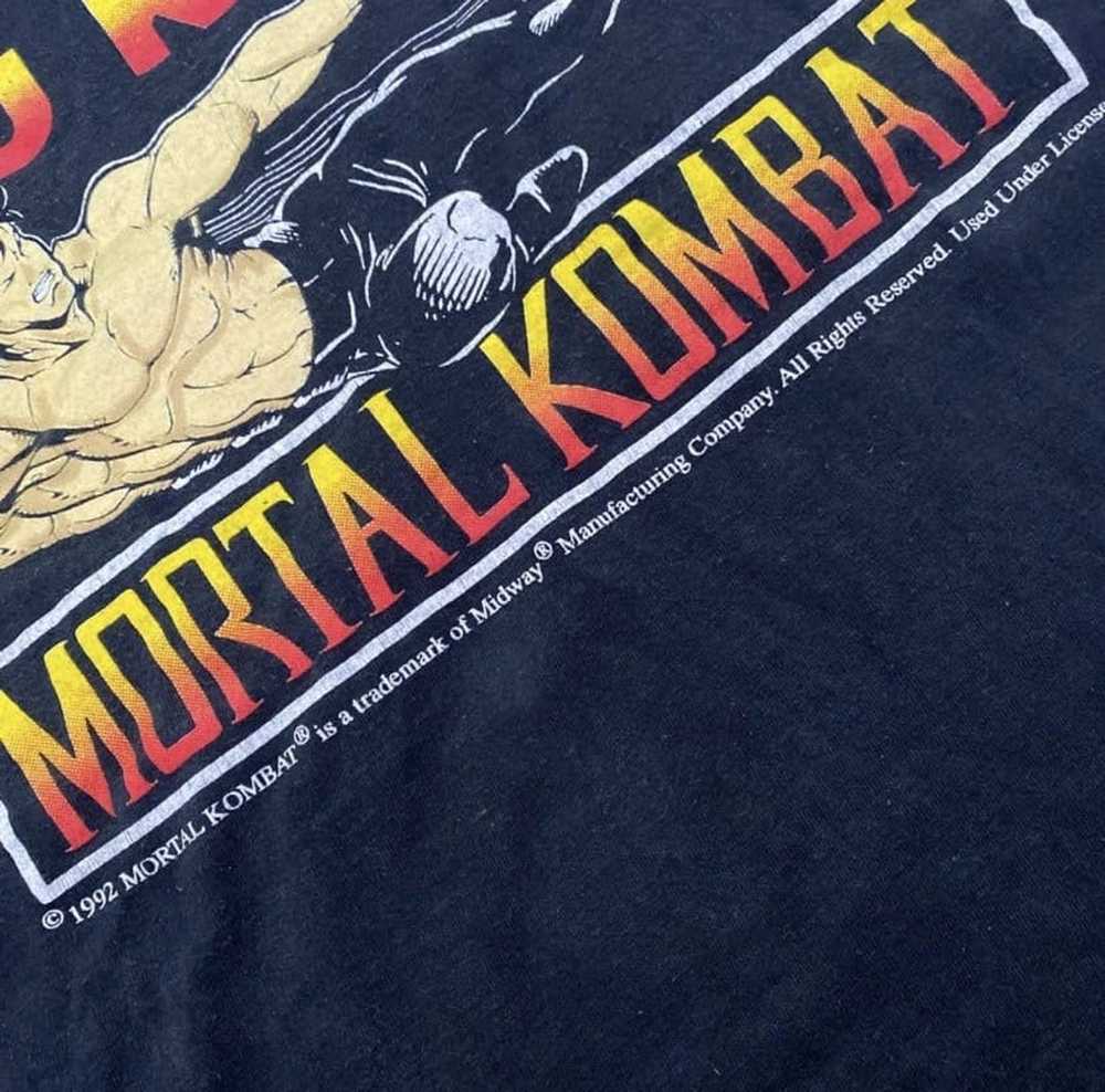 Vintage Liu Kang Mortal Kombat Shirt - image 3