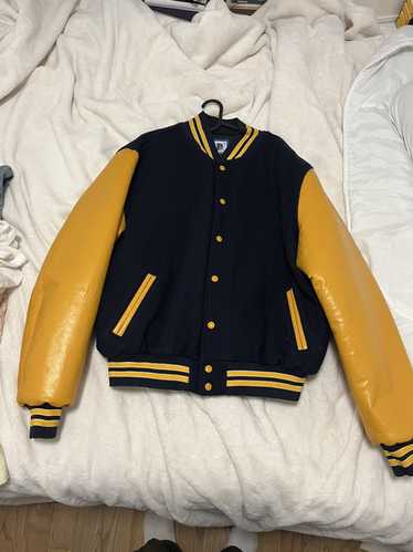 SS19 PLAIN RAINBOW VARSITY JACKET – OBTAIND