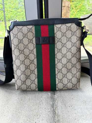 Gucci Gucci GG Supreme Flat Messenger Bag